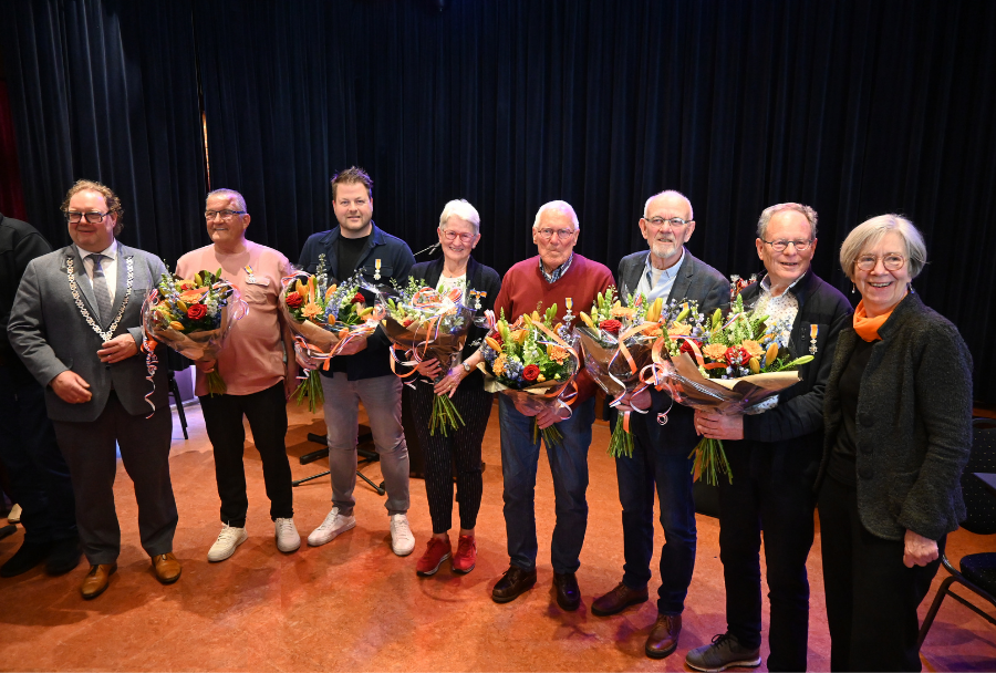 Groepsfoto Lintjesregen 2026