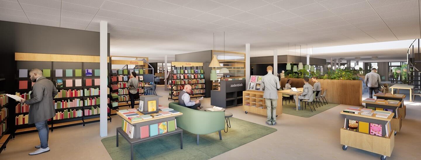 Bibliotheek wordt verbouwd