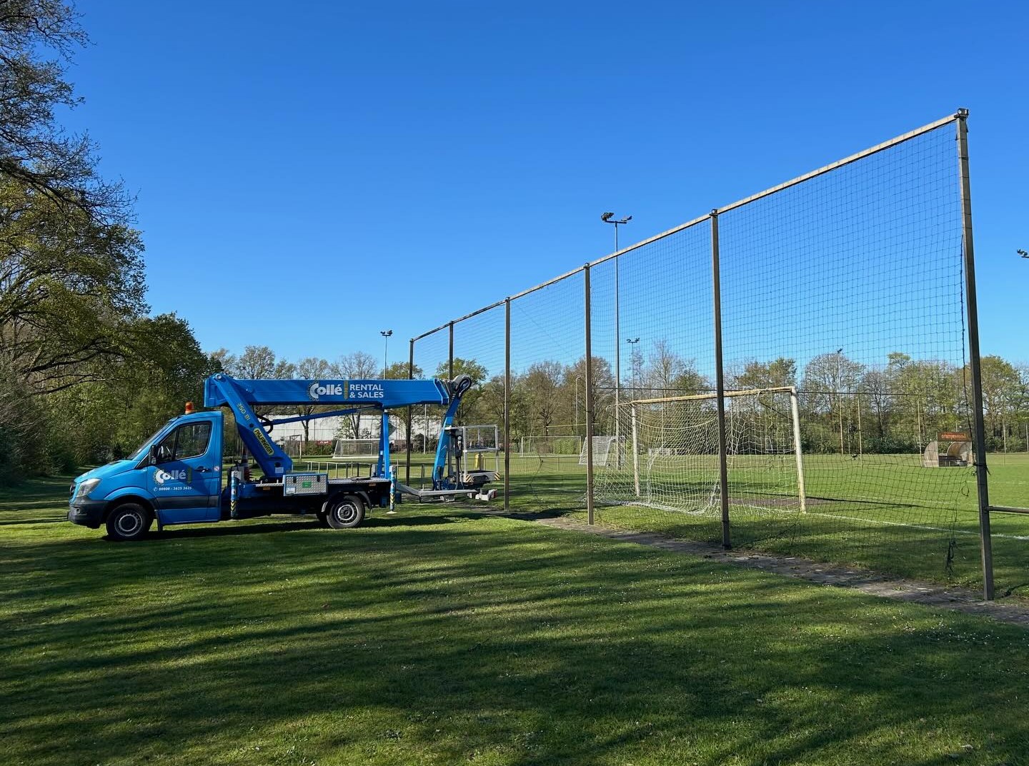 Nieuwe ballenvangnetten