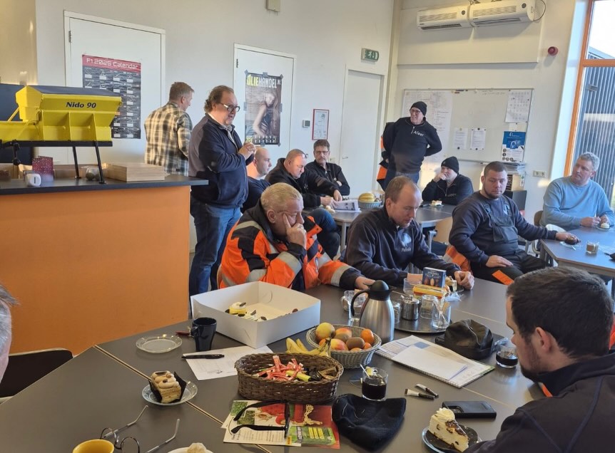 Burgemeester bedankt strooiploeg