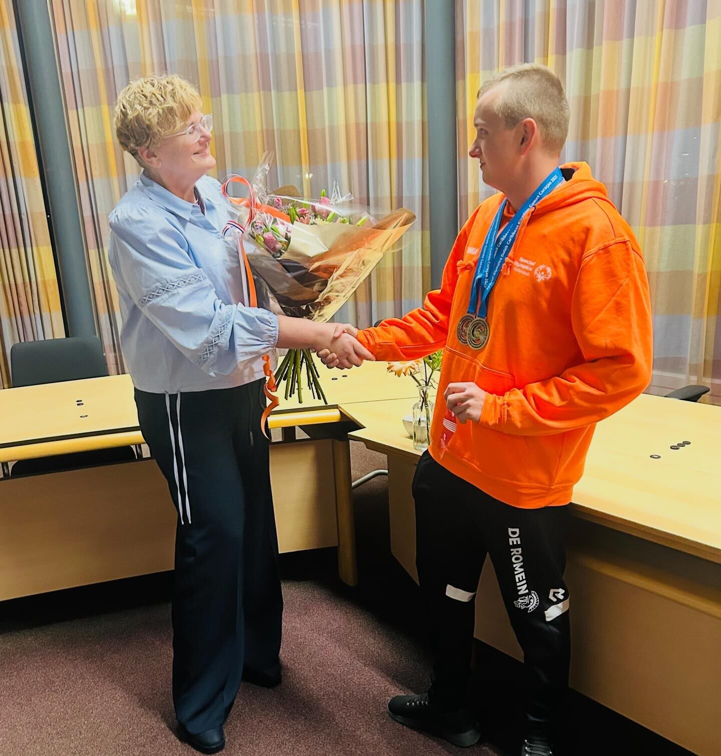 Huldiging Damian Franzen