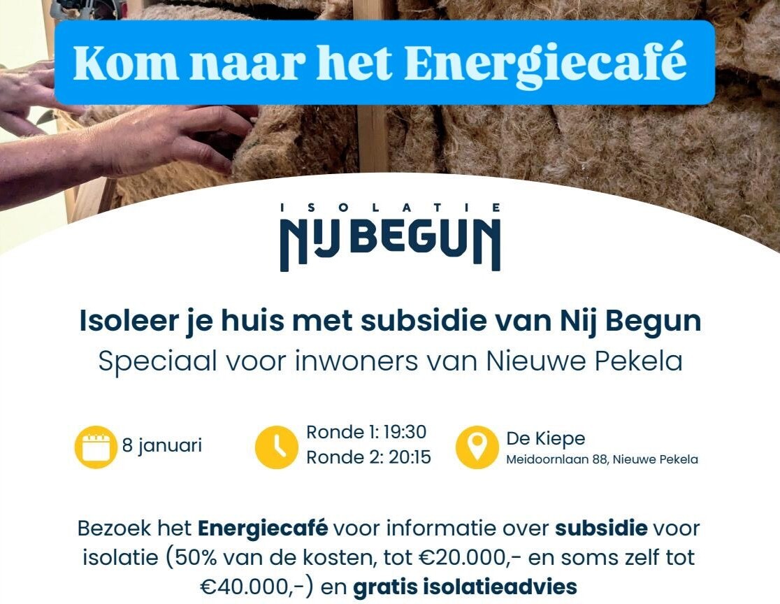 Energiecafe 8 januari
