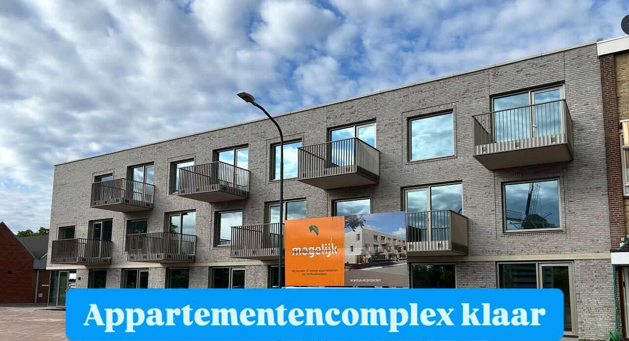 Oplevering appartementen Raadhuislaan