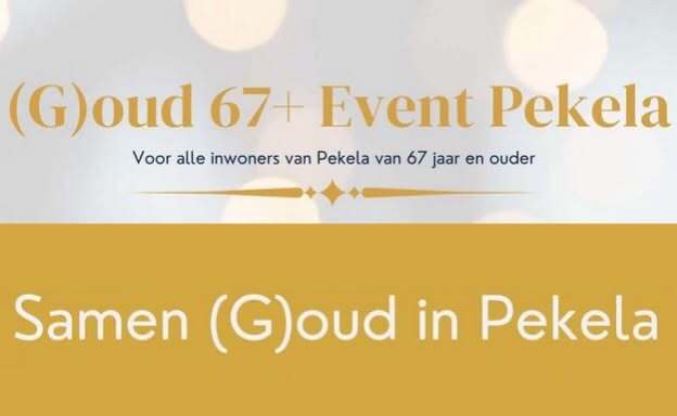 (G)oud 67+ Event Pekela